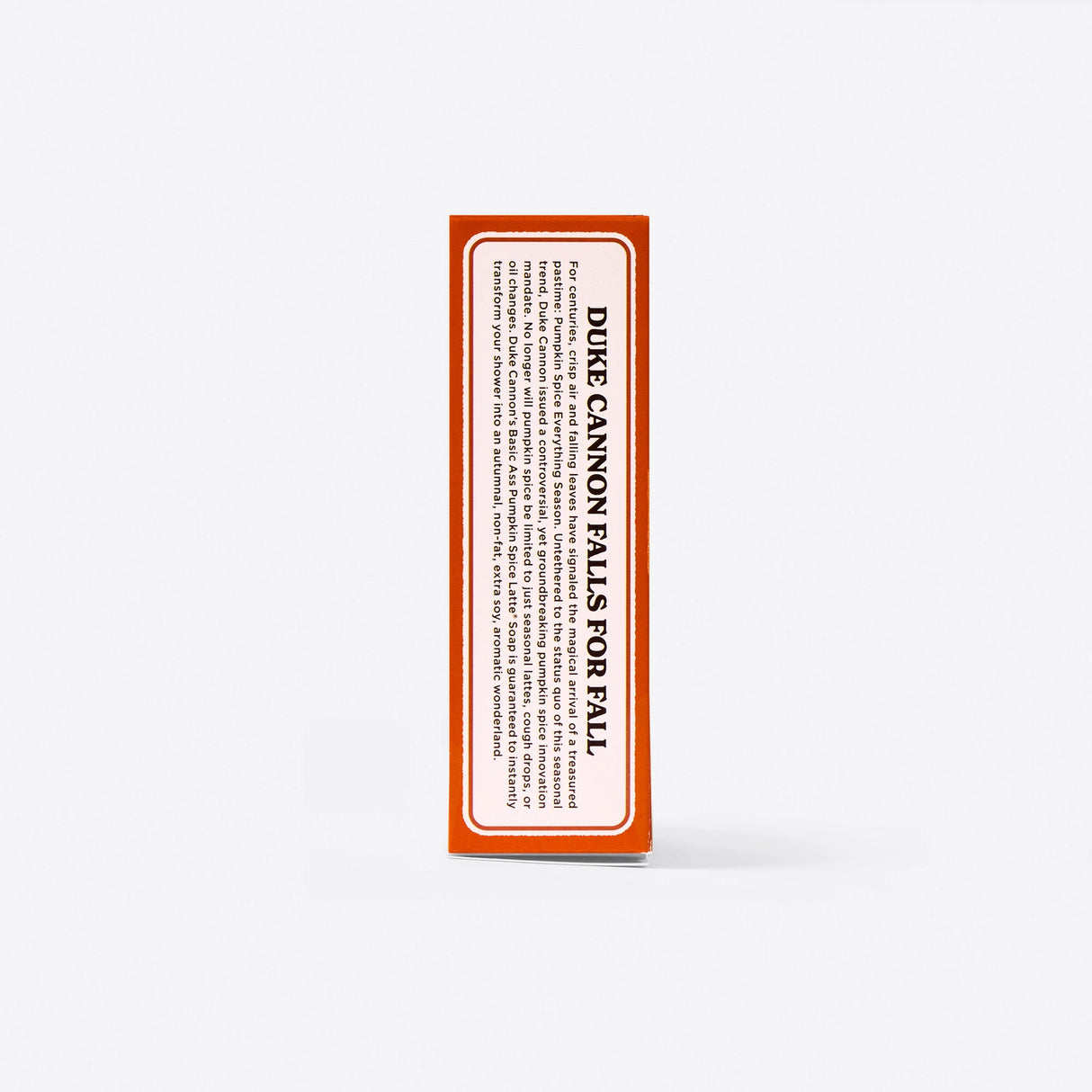 Pumpkin Spice Latte Brick of Soap | Duke Cannon