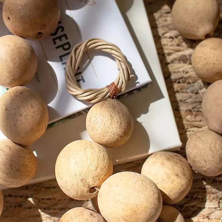 Dried Gourd Ball Garland