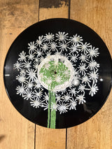 Dandelion Vinyl Record Wall Art