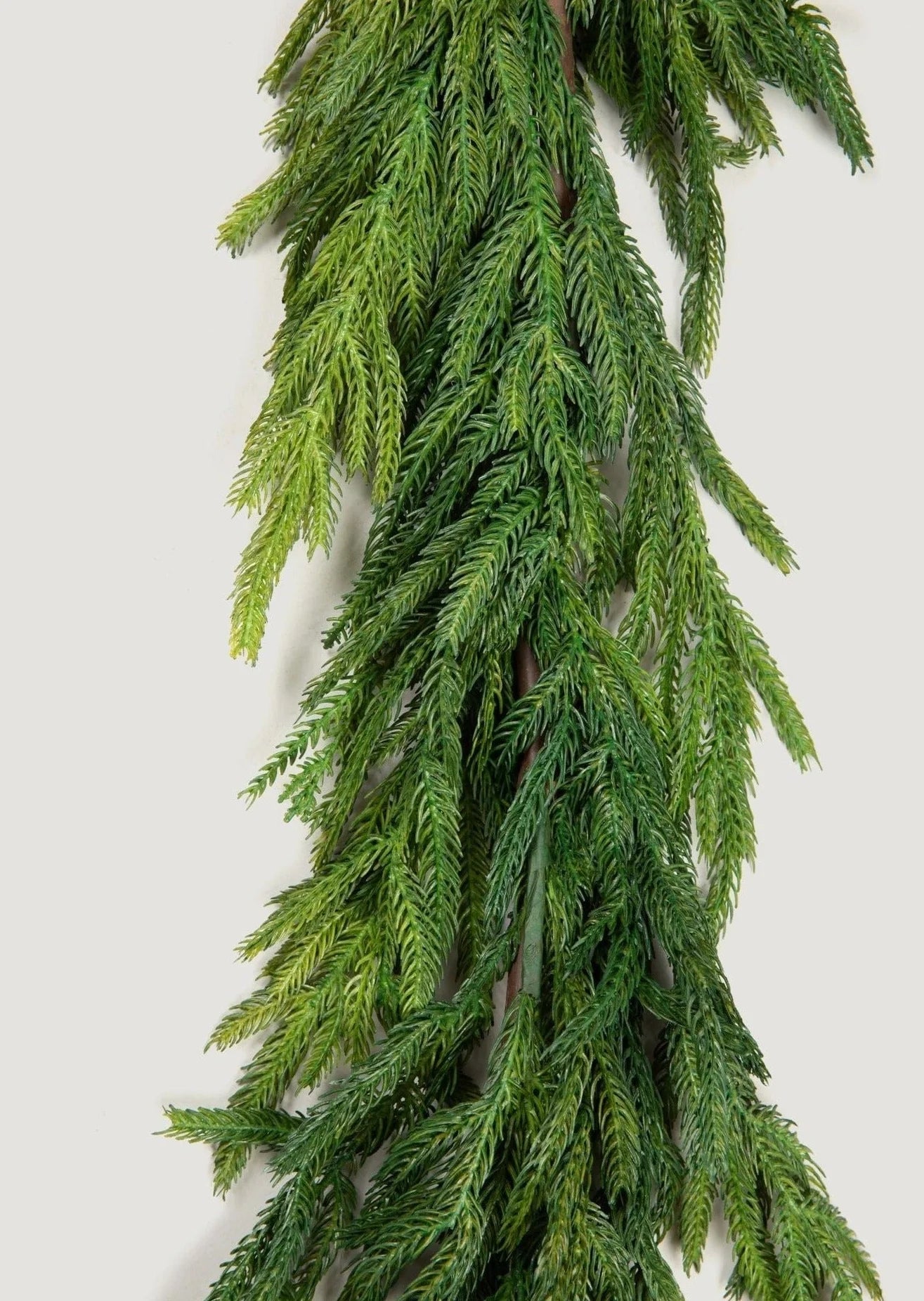 Real Touch Norfolk Pine Christmas Garland - Thumbnail 5