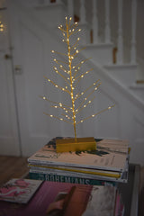 Gold Festive LED Tree with Timer