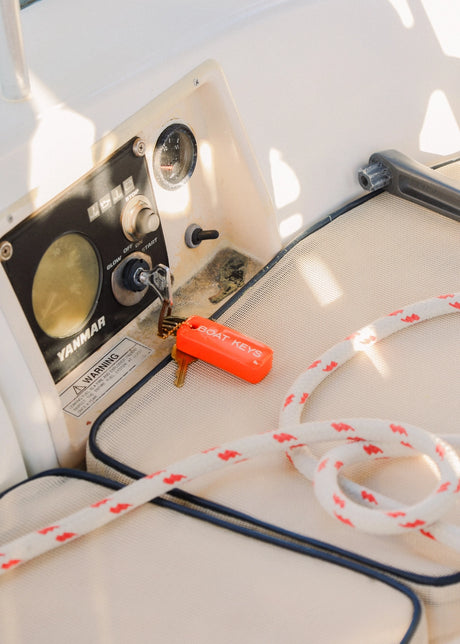 Nautical & Lake Floating Boat Keychain