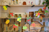 Hand-Sewn Fruit Paper Garland | East End Press