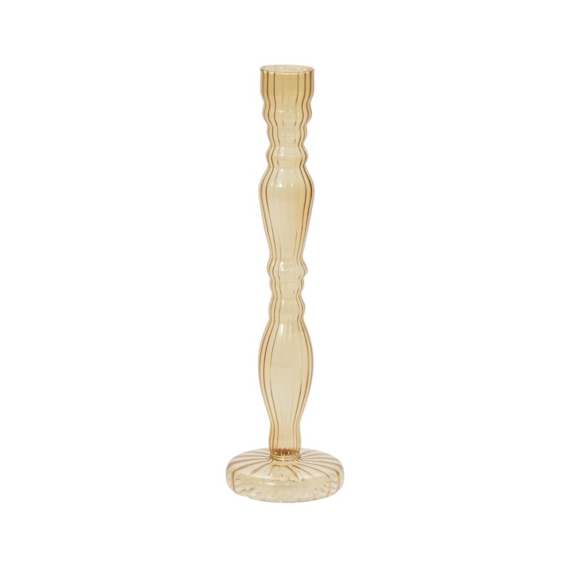 Glass Haywood Budvase Taper Candleholders