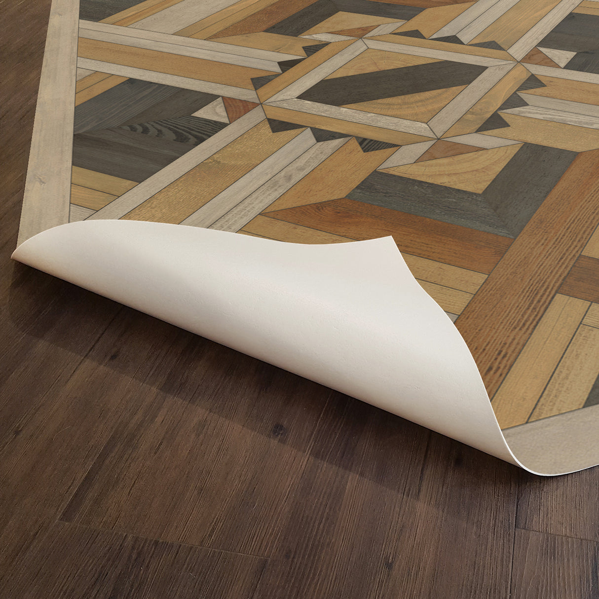 20'' x 30'' Vinyl Floorcloth (Norwegian – Appalachian – Wooded Slopes)