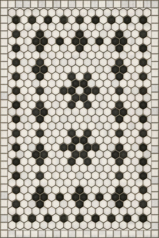20'' x 30'' Vinyl Floorcloth (Mosaic B – Clemont Avenue)