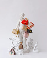 Chanel Luxe Handbag Glass Ornament