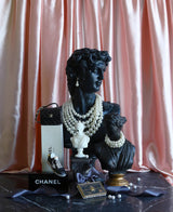 Chanel Luxe Handbag Glass Ornament