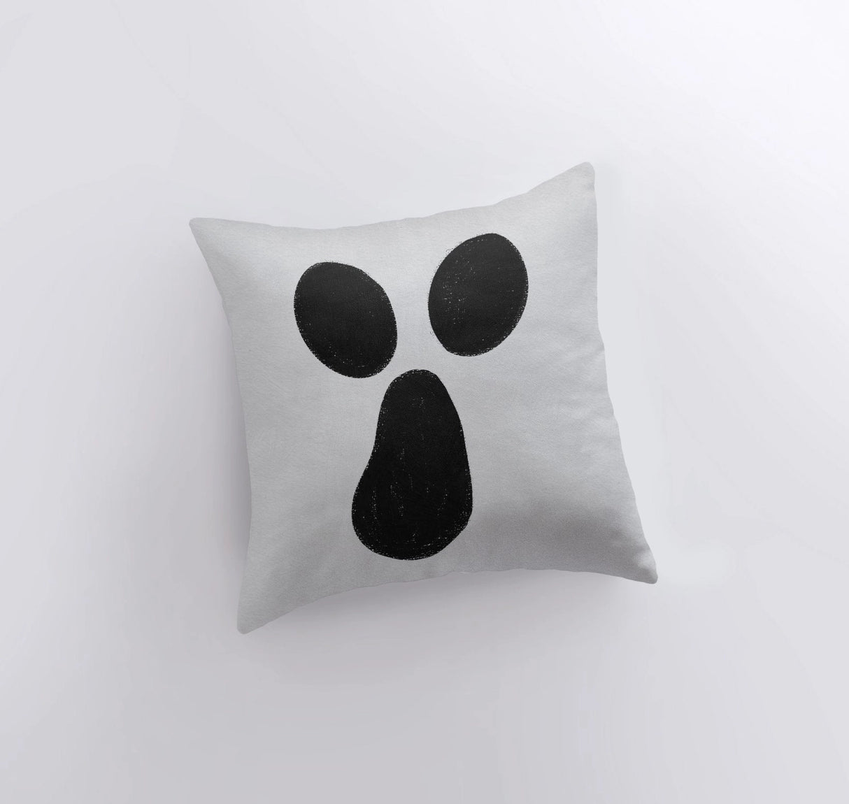 White Ghost Halloween Mini Accent Pillow