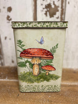 Nesting Mushroom Forest Metal Tin Containers