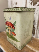 Nesting Mushroom Forest Metal Tin Containers