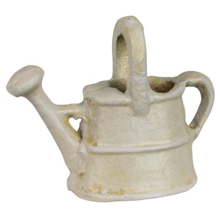 white cast iron watering can by homart
