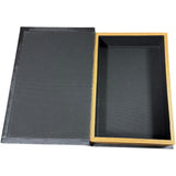 Antiqued Black Book Box