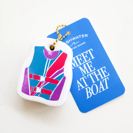 Nautical & Lake Floating Boat Keychain