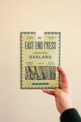 Hand-Sewn Tasty Anchovies Paper Garland | East End Press