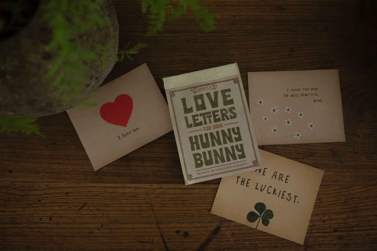 150 Love Letters for Your Hunny Bunny | Perforated Note Book
