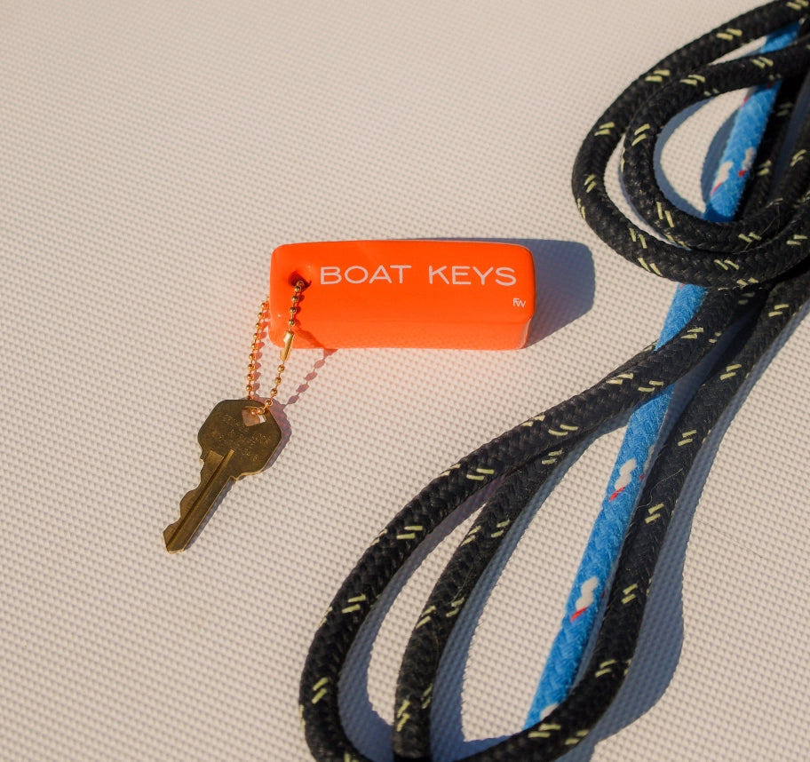 Nautical & Lake Floating Boat Keychain