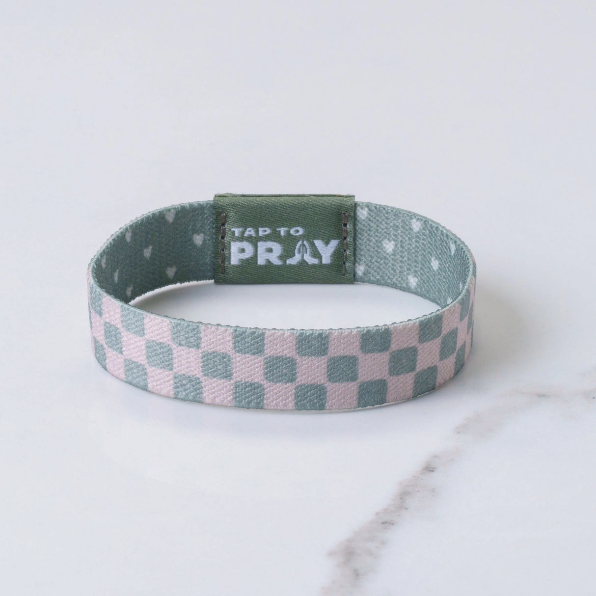 Cottage & Tile Tap to Pray Wristband