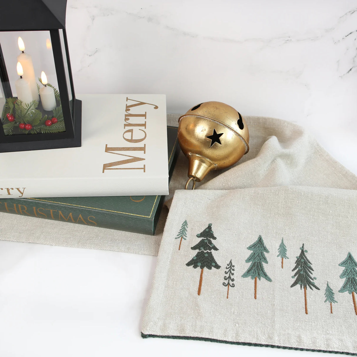 Merry Christmas Storage Book Boxes | Set of 2