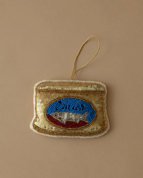 Handmade Beaded Caviar, Sardines, Pickle Ornaments | 3 Styles