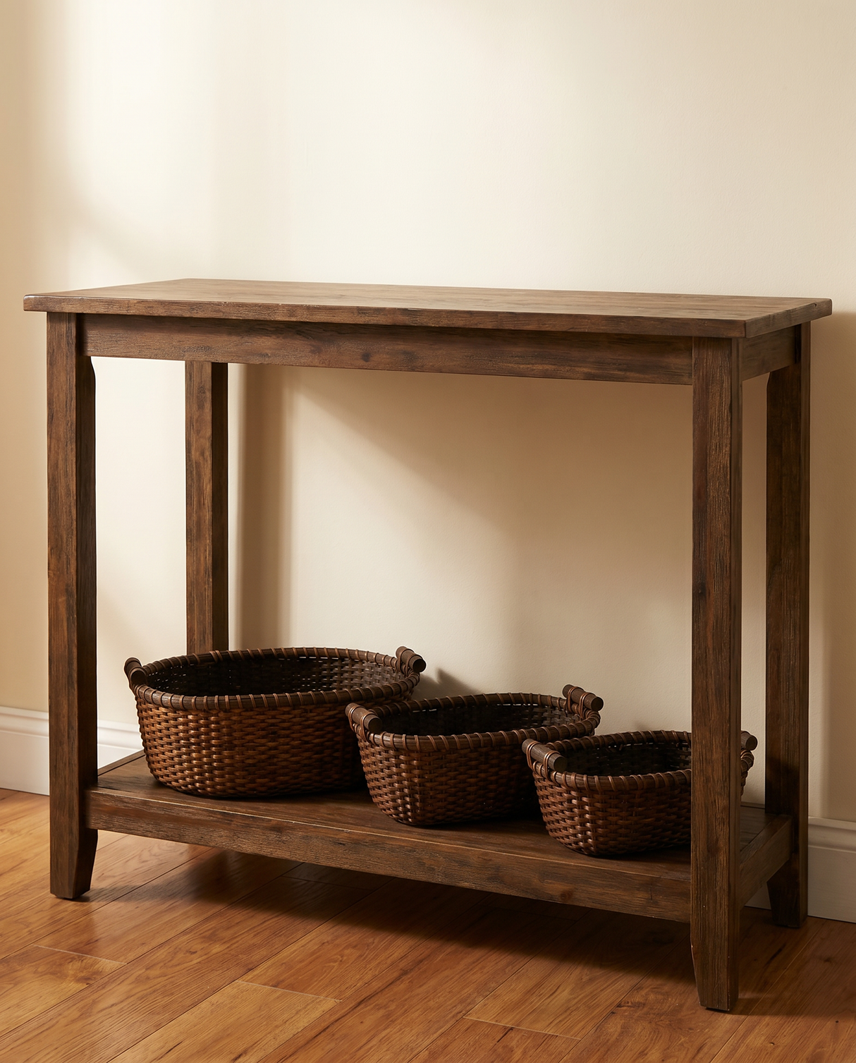 Handwoven Rattan Arranger Basket