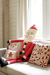 Jumbo Stuffed Santa Sitter with Interactive Sound