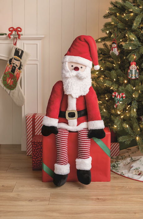 Oversized Santa Claus Plush Figure