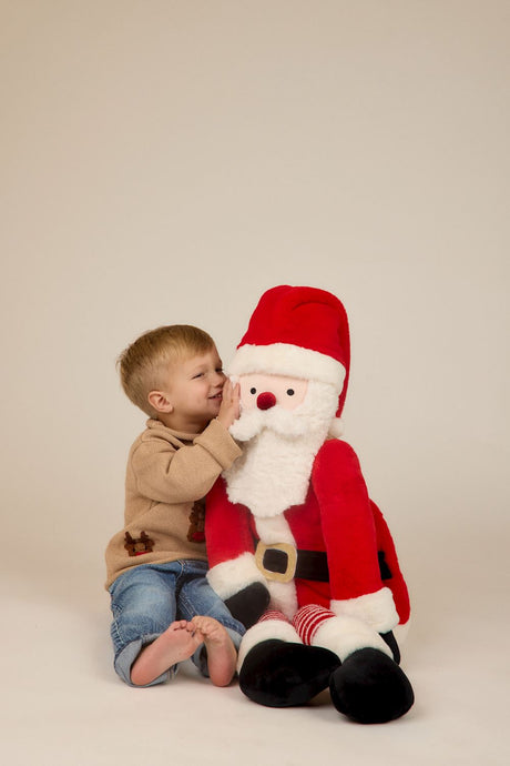 Oversized Santa Claus Plush Figure