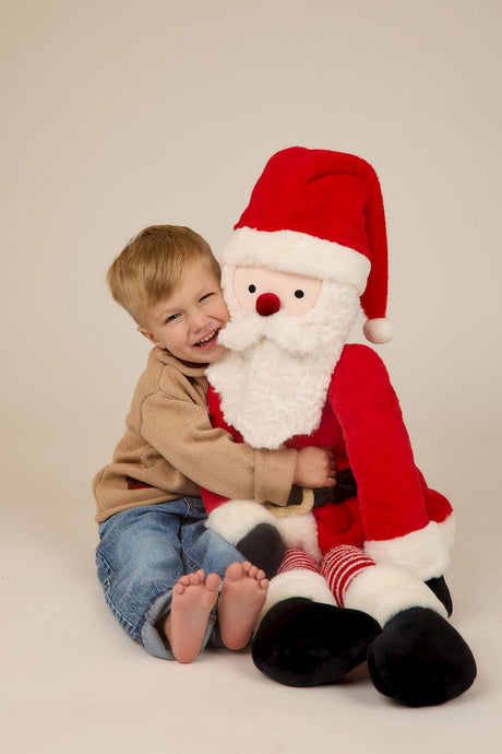 Oversized Santa Claus Plush Figure