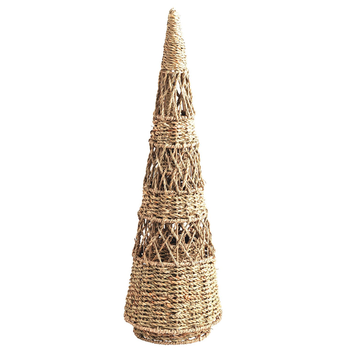Woven Seagrass Christmas Tree