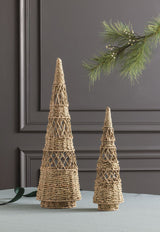 Woven Seagrass Christmas Tree