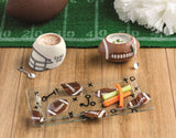 Football Glass Serving Tray
