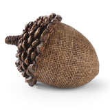 Light Brown Resin Acorn with Pinecone Top
