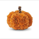 Orange Shaved Wood Pumpkin