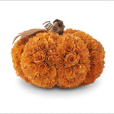 Orange Shaved Wood Pumpkin