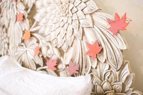Autumn Leaves Sewn Paper Garland | East End Press