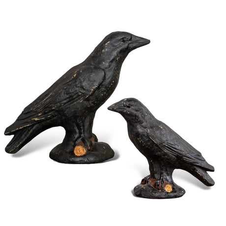 paper Mache black crows by ragon house