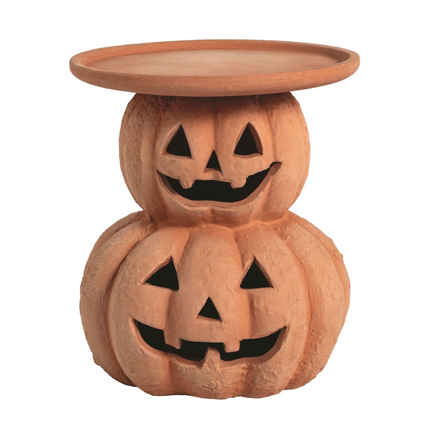 Terracotta Halloween Pillar Candle Holders | 3 Styles