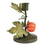 Pumpkin Vine Metal Taper Candle Holder