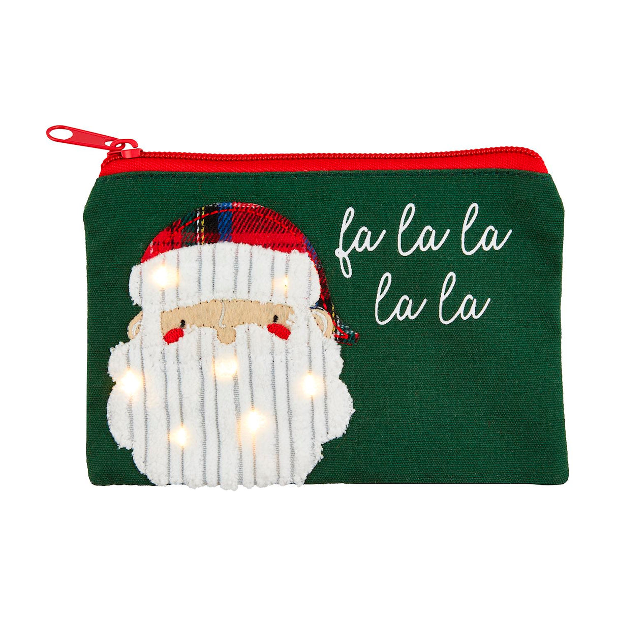 Light-Up Christmas Themed Gift Card Zipper Pouches