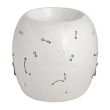 Football Helmet Ceramic Chip & Dip Server