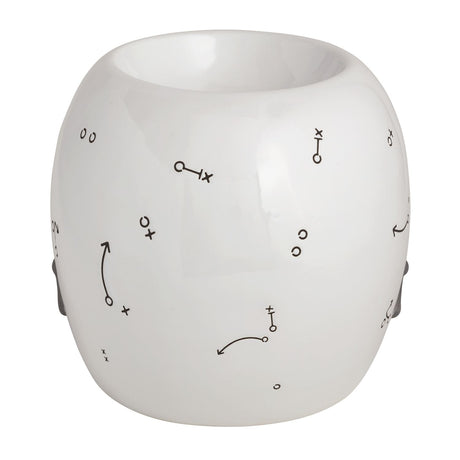 Football Helmet Ceramic Chip & Dip Server