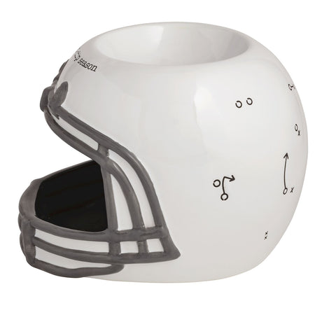 Football Helmet Ceramic Chip & Dip Server