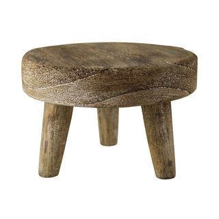 wood stool with 3 legs riser by homart
