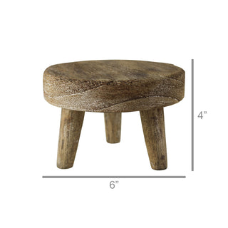 Wood Footed Stool Riser