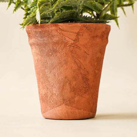 Faux Fern in Terracotta Pot