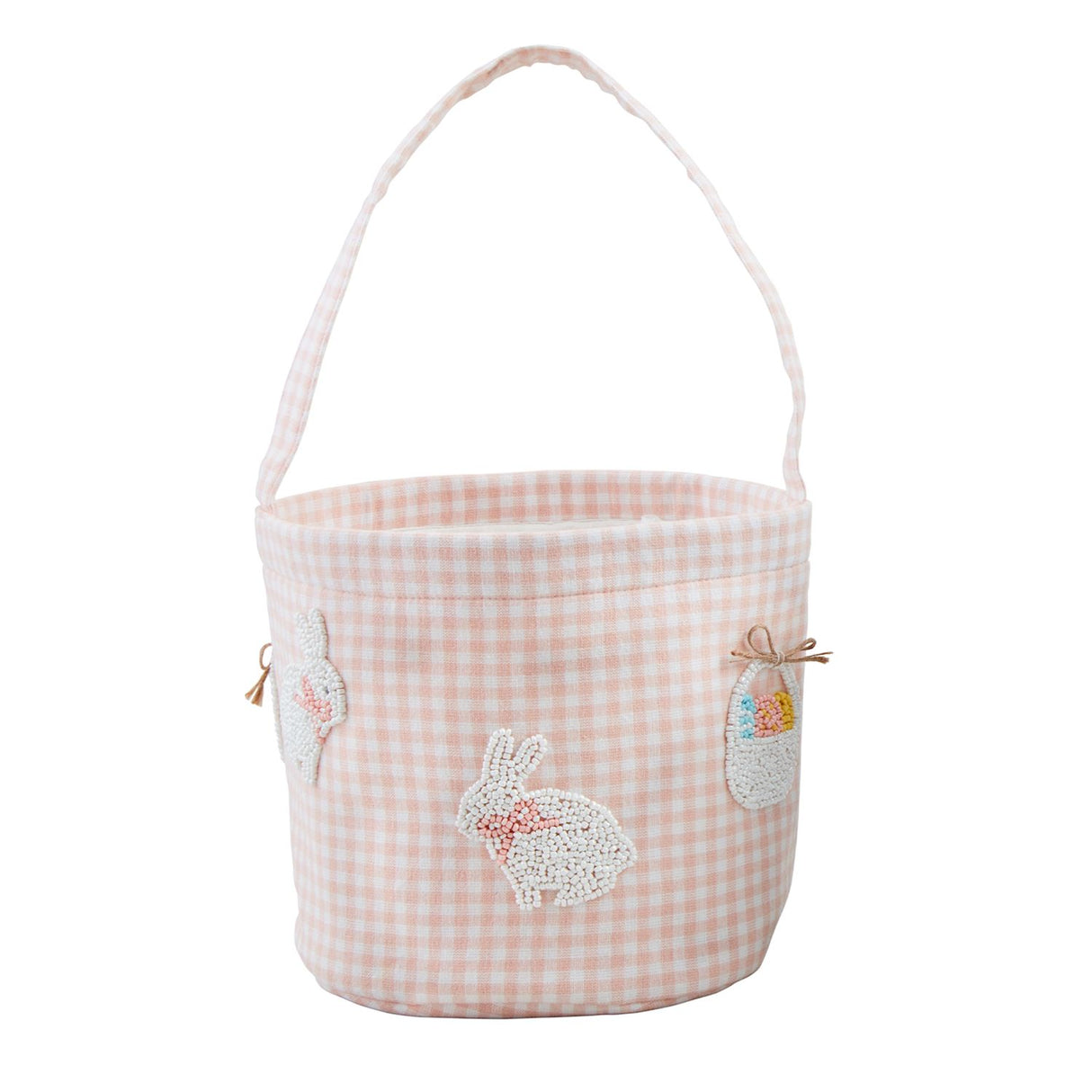 Woven Cotton Beaded Easter Basket | 3 Styles