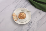Cheese Ball Ceramic Serving Dish Set with Spreader