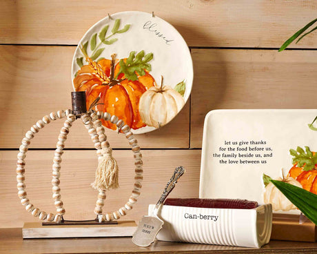 Can-Berry Ceramic Dish Set with Serving Spatula