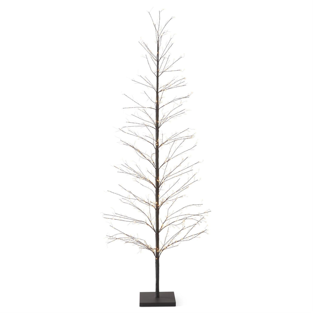 Black Warm Light LED Tree